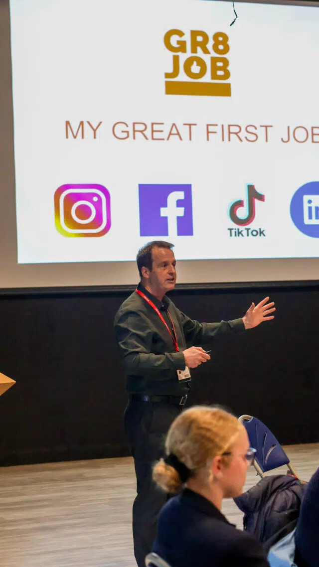 Dale Willis Brings ‘My First Great Job’ LinkedIn Workshop to Year 12