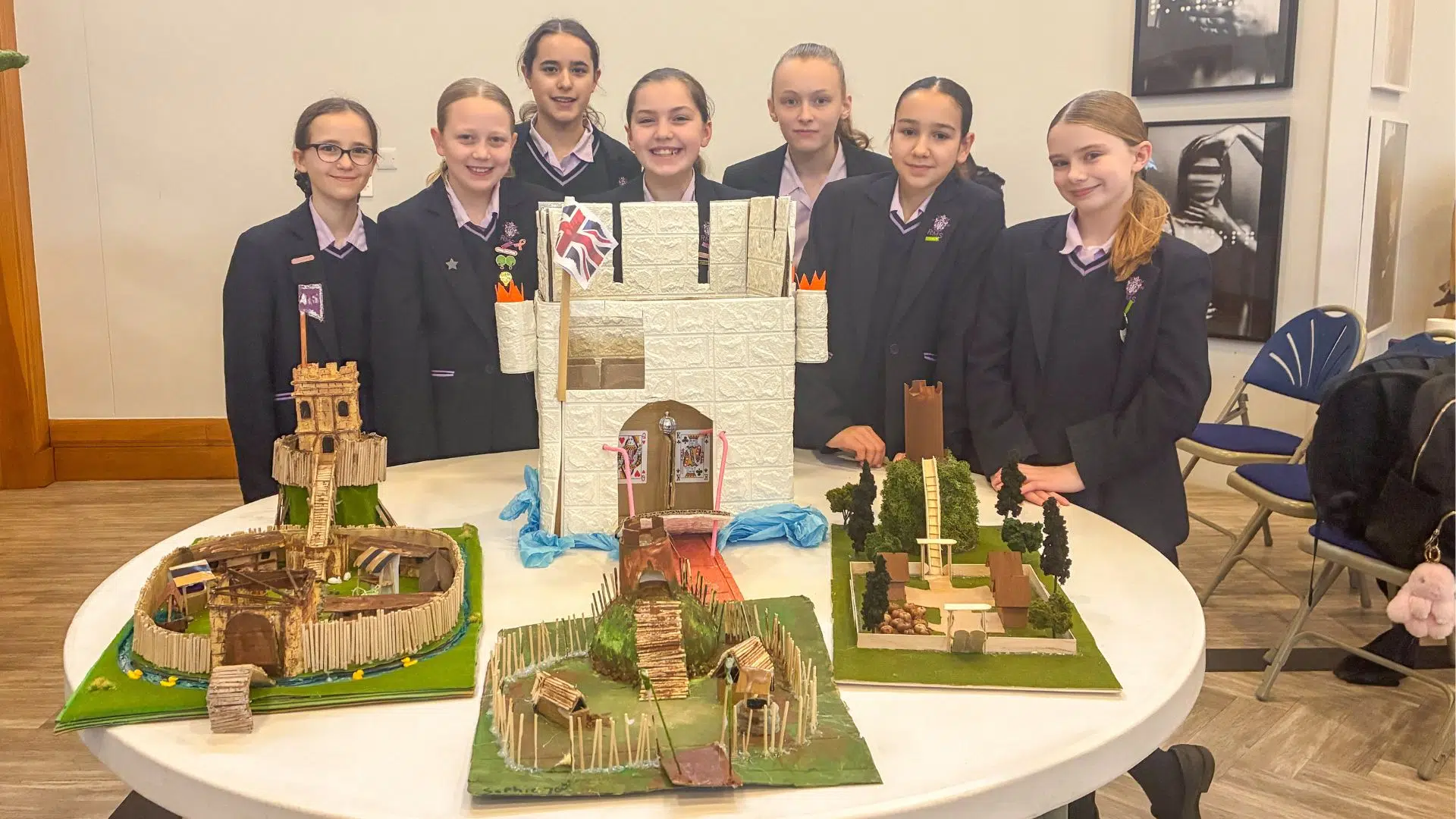 Year 7 pupils excel in RMS Castle building challenge